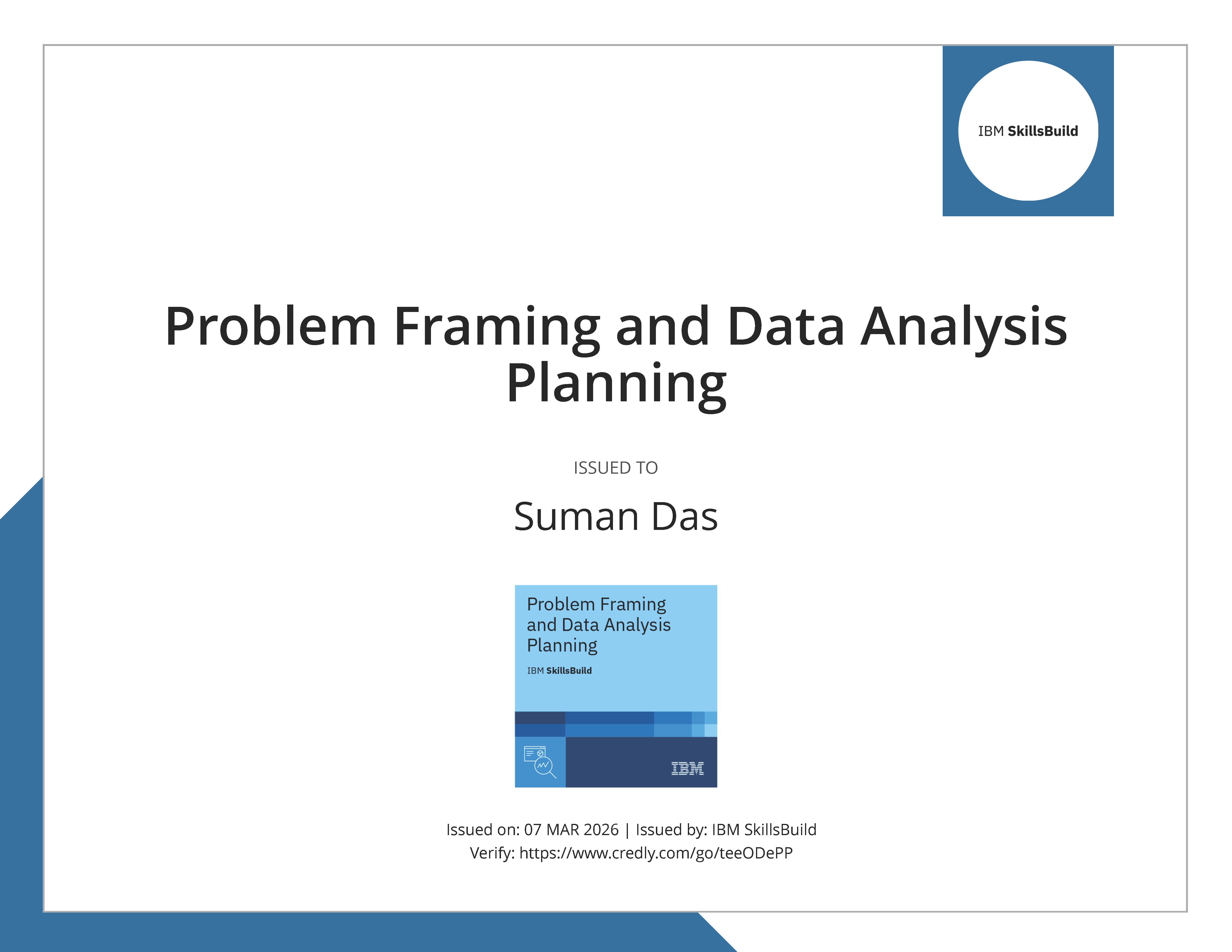 Problem Framing and Data Analysis Planning